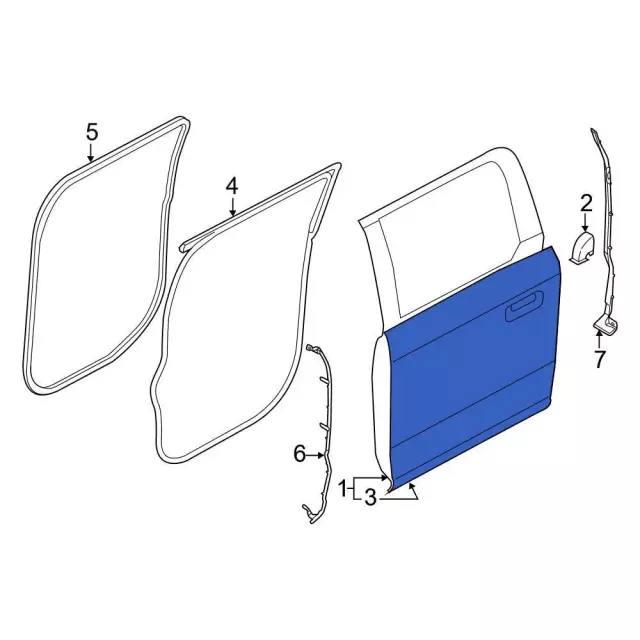 ML3Z1624700C - Body: Outer Panel for Ford: F-150, F-150 Lightning Image