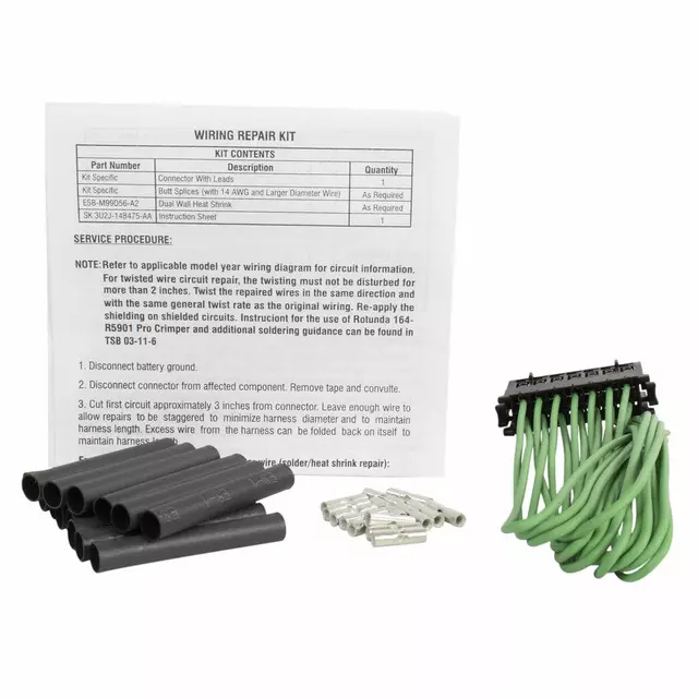 DU2Z14S411YA - : Wire Assembly for Ford Image