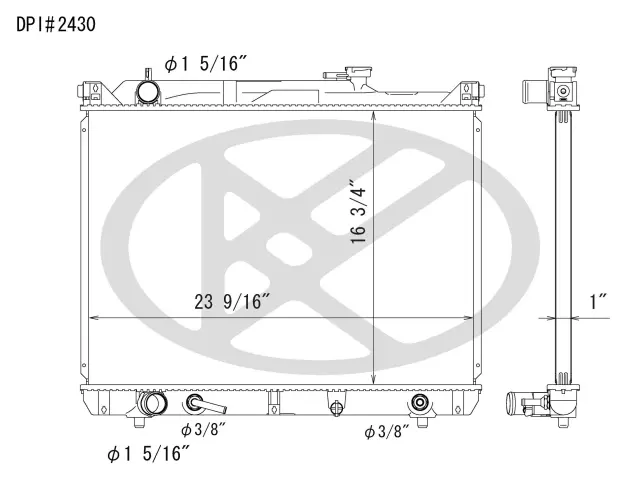 A2430 - : Koyorad Radiator for Koyo Image