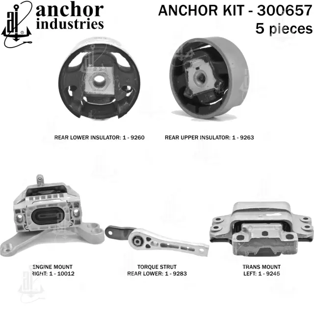 300657 - Engines &amp; Components: Anchor Engine Mount Kit for Anchor Image