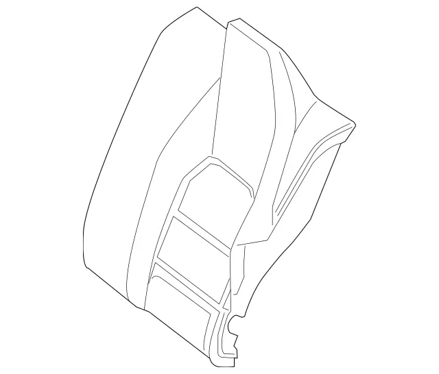 2079202500 - Rear Seat: Padding, Rr Seat Backrest for Mercedes-Benz: C250, C350, C63 AMG Image image