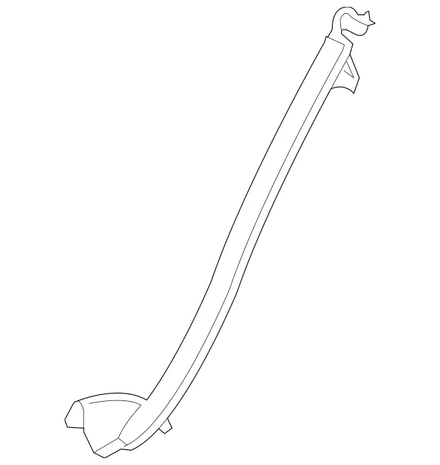 21969007268K62 - Body: Lower Quarter Trim for Mercedes-Benz Image