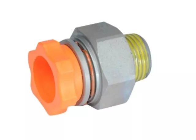 15027502 - : Engine Oil Cooler Hose Connector with Retainer for GM Image