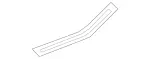 21268612367M39 - : Door Trim Sill Plate Insert for Mercedes-Benz Image