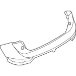 EJ7Z17810ACPTM - Body: Bumper Cover for Lincoln: MKC Image