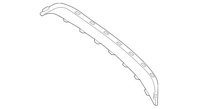 1668850901 - Detachable Parts: Trim Molding for Mercedes-Benz: GL350, GL450, GL550, GL63 AMG, GLS350d, GLS450, GLS550, GLS63 AMG Image image