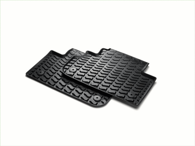 80A061511041 - : All Weather Floor Mats - Rear for Audi: Q5, Q5 Sportback, SQ5, SQ5 Sportback Image