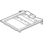 F8VY54502C06AA - Electrical: Rail &amp; Guide Assembly for Ford: Crown Victoria | Lincoln: Town Car | Mercury: Grand Marquis, Marauder Image