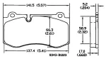 13057178 - : Disc Brake Pad Set for OmniParts Image