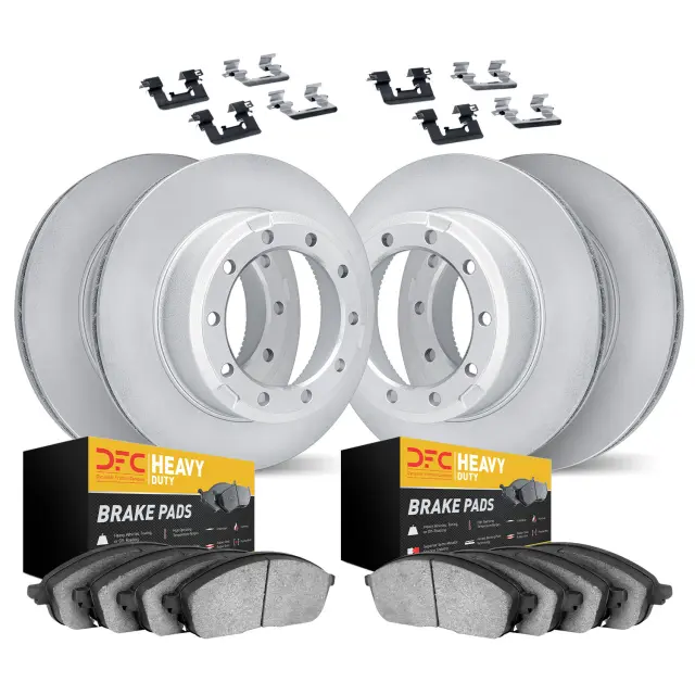 421454043 - : DFC GEOSPEC Coated Rotor- HD Brake Pad - Hardware for DYNAMIC FRICTION Image
