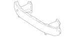 2166200586 - Cowl, Front Panel: Carrier for Mercedes-Benz Image