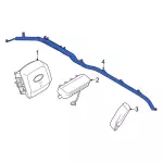 PC3Z26042D94A - : Head Air Bag for Ford: F-250 Super Duty, F-350 Super Duty, F-450 Super Duty, F-550 Super Duty Image