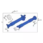 JR3Z4R602X - Universals &amp; Rear Axle: Drive Shaft for Ford: Mustang Image