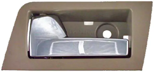 81764 - Body: Interior Door Handle - Rear Left - Stone(Gray)+Chrome for Dorman Image