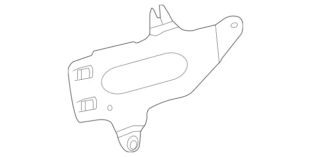1665401940 - Electrical Equipment and Instruments: Holder for Mercedes-Benz: GL350, GL450, GL550, GL63 AMG, GLS350d, GLS450, GLS550, GLS63 AMG Image image