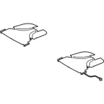 EJ7Z14D696P - Body: Seat Cushion Heater for Lincoln: MKC Image