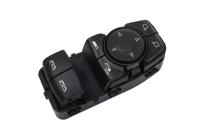 Black Front Driver Side Door Window Switch - GM (84586431)