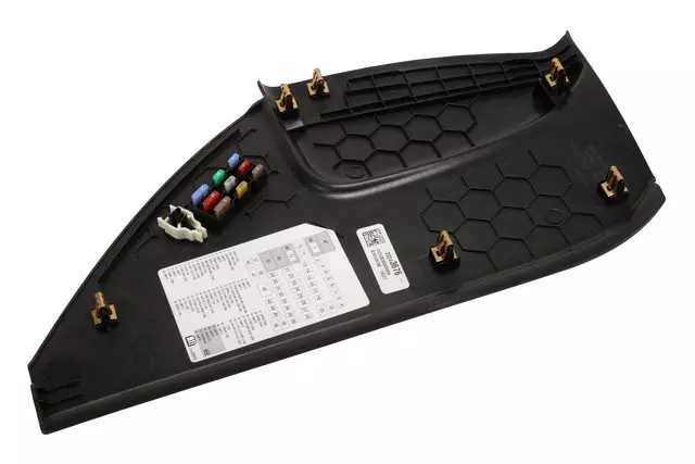 Jet Black Driver Side Instrument Panel Fuse Block Access Hole Cover - GM (23343676)