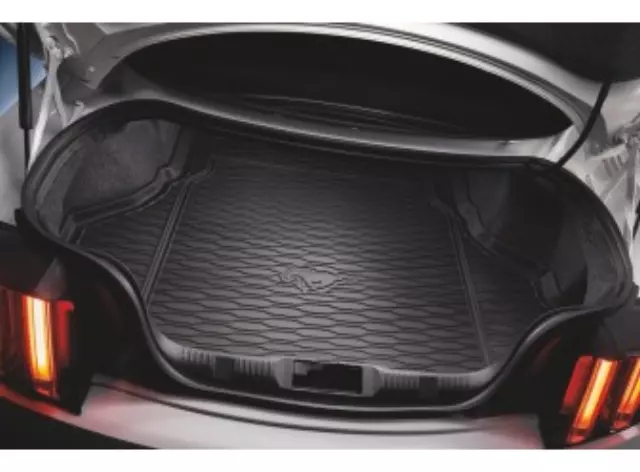 Mustang OEM Genuine Ford Black Cargo Area Protector Mat w/ Subwoofer - Ford (FR3Z-6111600-BA)