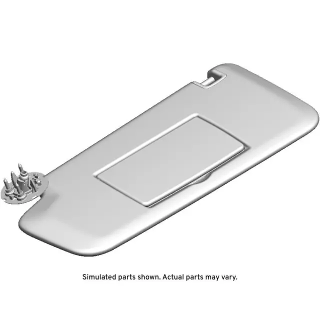 42676628 - : Part# 42676628 Ash Gray Driver Side Sun Visor for Chevrolet: Trax Image