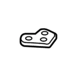 F75Z7842840AA - Body: Hinge Pad for Ford: Expedition | Lincoln: Navigator Image