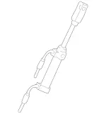 208800007264 - Body: Hydraulic Cylinder for Mercedes-Benz Image