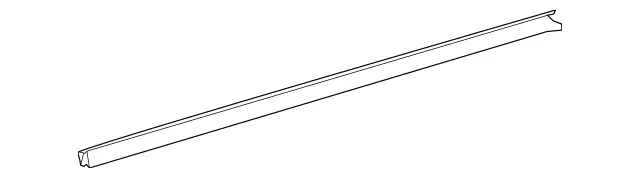 1187300701 - Rear Doors: Sealing Rail for Mercedes-Benz: CLA250, CLA35 AMG, CLA45 AMG, CLA45 AMG S Image image