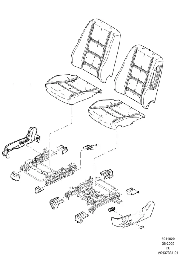 9L3Z14A701A - Body: Seat Switch for Ford Image