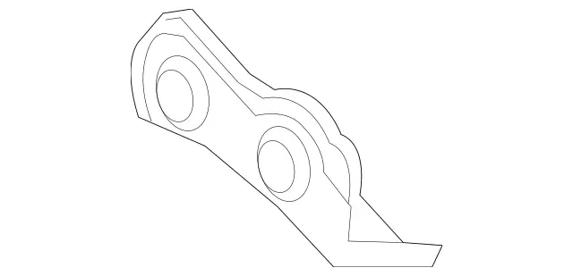 246490004064 - Exhaust: Exhaust System Hanger Bracket for Mercedes-Benz Image