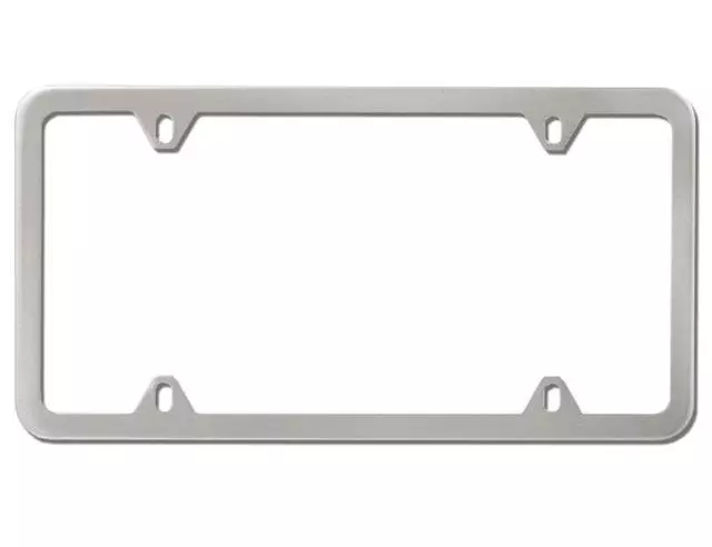 Slimline License Plate Frame With Audi Rings - Audi (ZAW-071-801-D)
