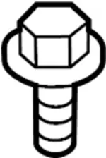 263936JE0A - : Headlamp Housing Bolt for Infiniti Image