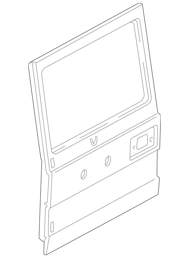 4637400305 - Body: Door Shell for Mercedes-Benz Image