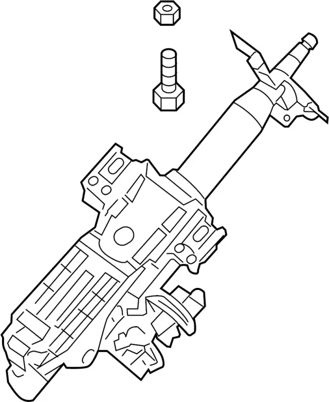 488103JA1B - Steering: Column Assembly for INFINITI: JX35, QX60 Image