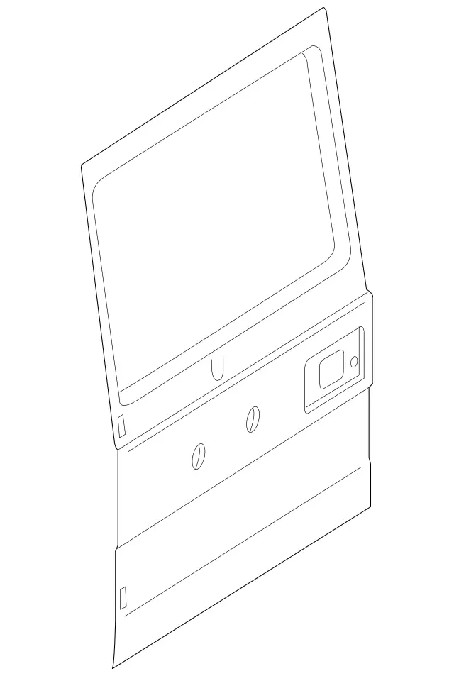 463742020964 - : Paneling, Rear-End Door for Mercedes-Benz Image