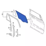 JL1Z7821411C - Body: Door Glass for Ford: Expedition Image