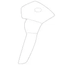 16397002417E33 - Body: Headrest Guide for Mercedes-Benz Image