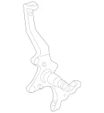 2103300020 - Front Axle: Steering Knuckle for Mercedes-Benz Image