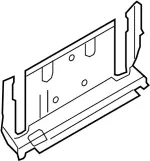 849C7JJ50A - Body: Front Trim for INFINITI: G37, Q60 Image