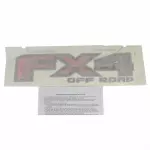 FL3Z9925622BA - : OEM NEW 15-18 Ford F150 F250 F350 F450 F550 SD FX4 Red Decal FL3Z9925622BA for Ford: F-150, F-250 Super Duty, F-350 Super Duty, F-450 Super Duty Image
