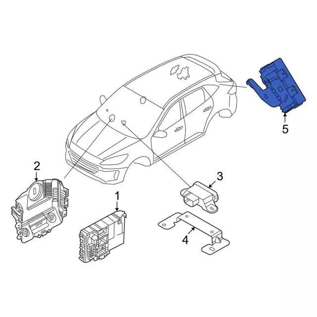 LJ6Z19H332A - Electrical: Module for Ford: Escape Image
