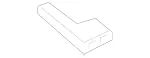 213782150064 - Sliding Sunroof: Sliding Shoe for Mercedes-Benz Image