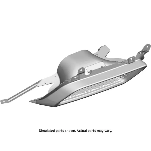 84794851 - : Galvano Silver Driver Side Exhaust Tail Pipe Heat Sleeve for Cadillac: XT6 Image