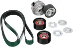 90K38701HD - : FleetRunner Heavy-Duty Serpentine Belt Drive Component Kit for Gates Image