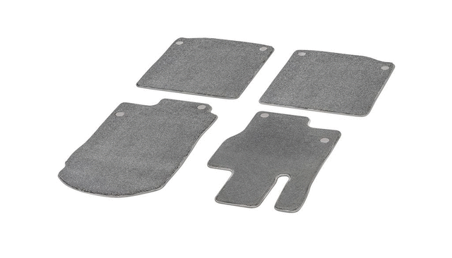 1676800807647Q87 - Interior: Velour Floor Mats Exclusiv, Set, 4-Piece for Mercedes-Benz Image