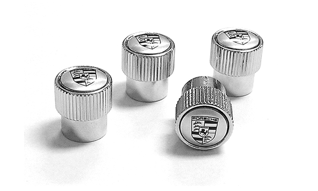 PNA70500199 - Wheels: Valve Stem Cap Set for Porsche: 911, Boxster, Cayenne, Cayman, Panamera Image