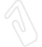 119974592 - : V-Belt for Mercedes-Benz Image