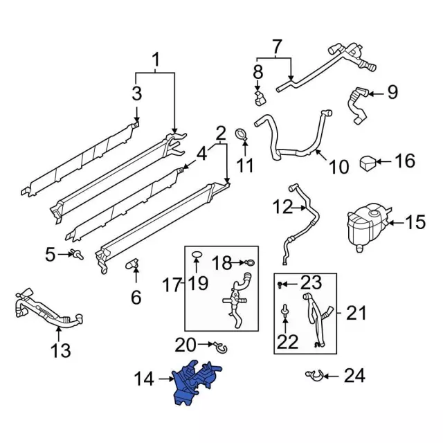 ML3Z8C590C - : Water Pump for Ford: F-150 Image