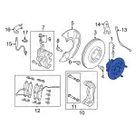 LK4Z1104E - : Hub Assembly for Ford: Transit-150, Transit-250, Transit-350, Transit-350 HD Image
