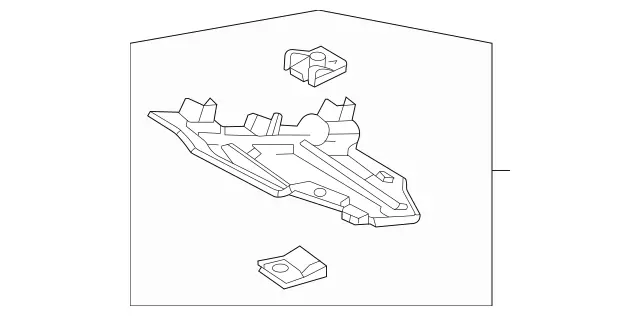 1675202600 - Chassis Sheet Metal/Air Intake: Cover, Engine Comp. Lower for Mercedes-Benz: GLE350, GLE450e, GLE580 Image image