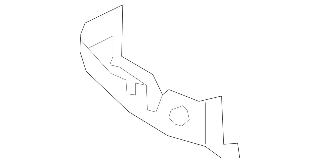 2046829804 - Trim: Dampening, Pedal Flr. Pnl for Mercedes-Benz: C250, C300, C350, GLK250, GLK350 Image image